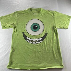 Disney Monsters Inc Eyeball T-Shirt Green "I’ve Got My Eye On You" Size Medium
